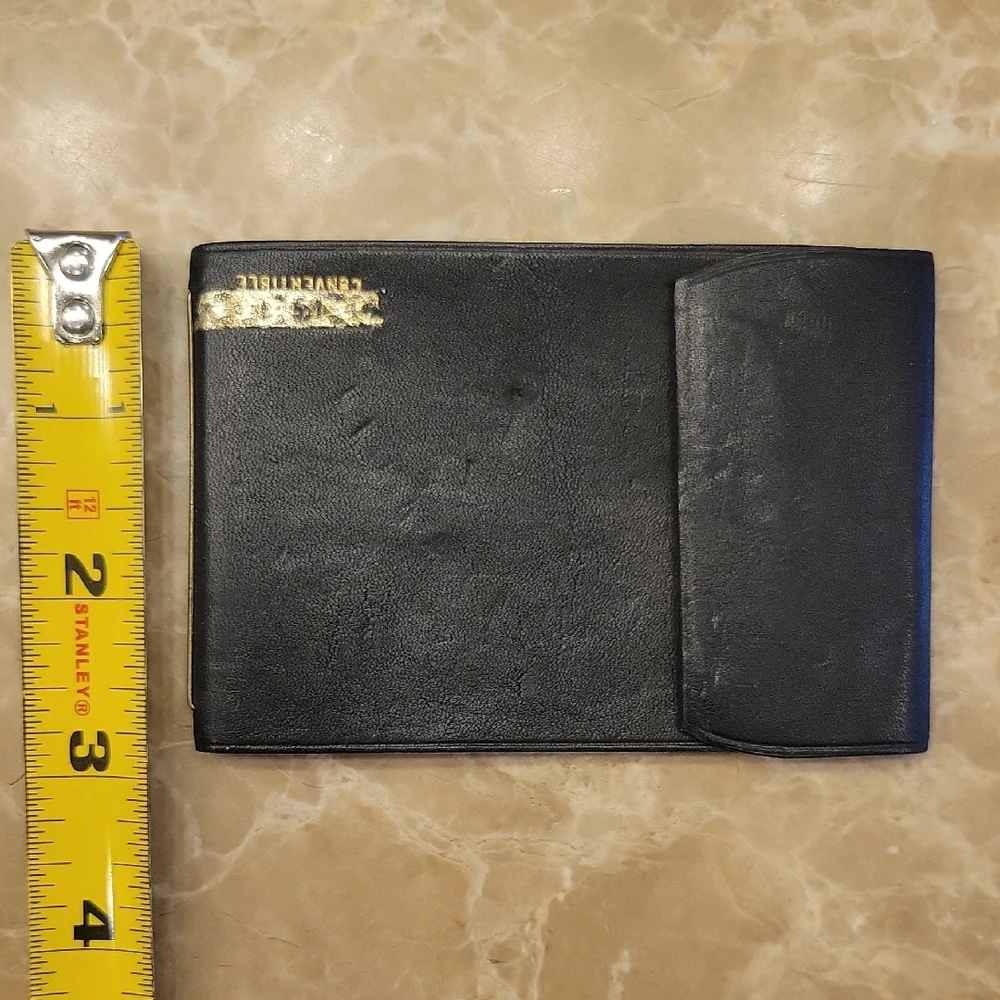 Black Leather I D. Wallet